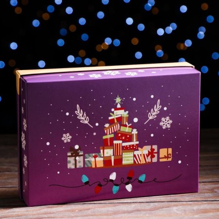 Gift box team "New Year's Wizard", 21 x 15 x 5.7 cm-1