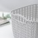 Storage basket with handles "Weaving", plastic, 17 × 12.5 × 10.5 cm, color mix