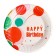 Paper plate "Happy Birthday", in a set of 6 pieces