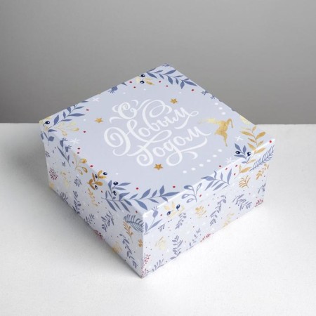A set of gift boxes 6 in 1 "Tenderness", 10 x 10 x 6 - 20 x 20 x 11 cm, New Year-2