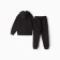 Kit for children (sweatshirt, trousers), I was launched, black color, height 128 cm