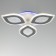 Causteen with PDU Vesta 3xLED 78W 3000-6000K white 51x51x7 cm Bayerlux