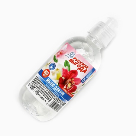 Liquid hand soap Russian benefit, 300 ml, aroma of fresh orchid-2