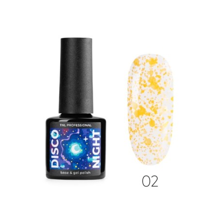 TNL Professional Disco Night Gellax, with color neon mica, No. 2 Pungovy punch, 6 ml