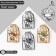 Brooch "Bird" owl in a cage, color mix (indivisible packing 12 pcs., Price per pcs.)