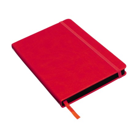 Leduced A5, 140l, cage, leatherette, elastic band, black cut, fuchsia-3
