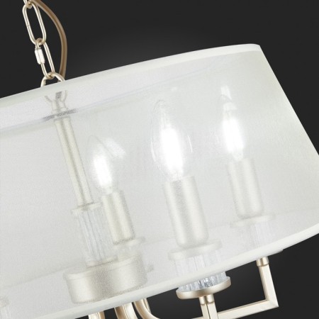 Suspended EVOLUCE lamp. Sle107513-05. Manila. 5x40 watts, E14, 50x50x70 cm, golden color-10
