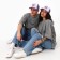 Women's cap with a net "Your Brand", rr 56