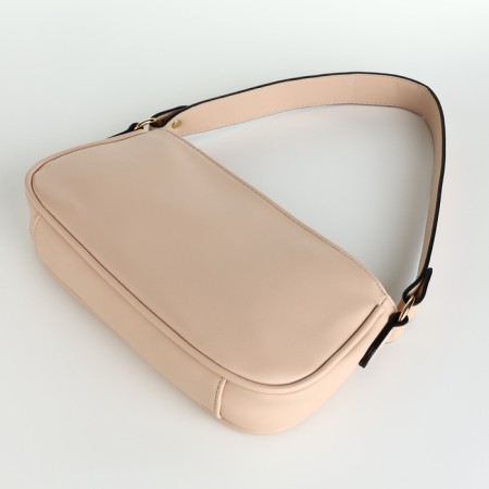 Women's bag with lightning, beige color-8