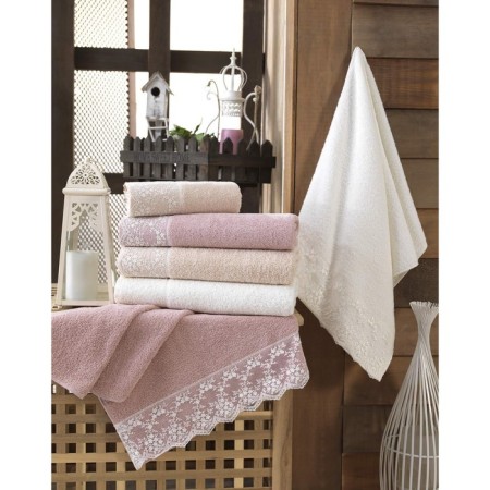 Terry towel Sofi de Marko Monika, 350 gr, size 70x140 cm, powder color-1