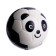 Panda ball, soft, 15 cm