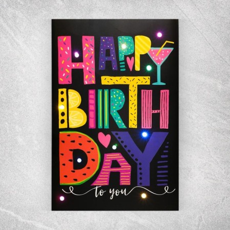 Garland Happy Birthday to You, 14 x 21 x 0.3 cm