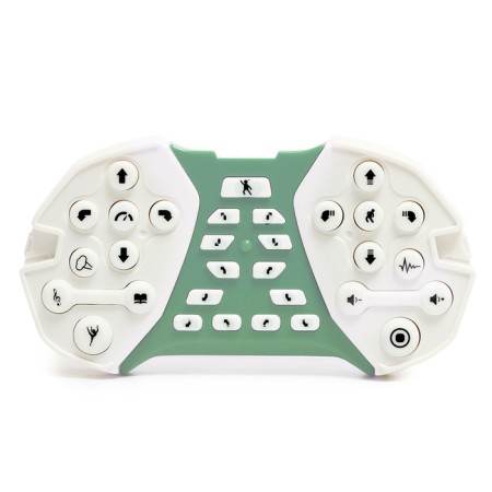 Robot Radio -controlled Hunter, light and sound effects, works on the battery, green color-6