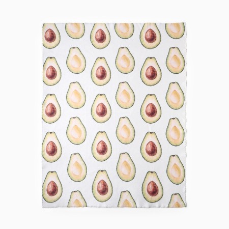 Avocado Plaid "Ethel" 75x100 cm, 100% polyester, fleece 160 g/m2-1
