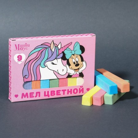 Loars of Color School 9pcs "Unicorn" Minnie Mouse and Unicorn, rectangular-4