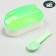 Tuannel toilet with a spatula for rodents "Pigzon", 14.5 x 7 x 7 cm, green