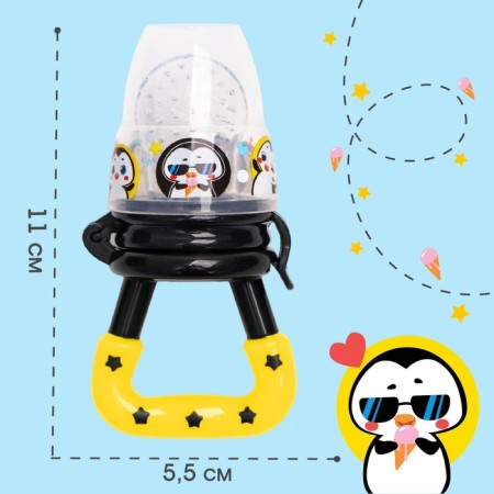 Nibbler for feeding "Trend. Penguin "in a set with silicone nets 2pcs-3