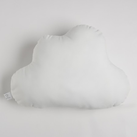 Pillow "Etel" cloud white 48x38cm, velor, 100% p/e-2