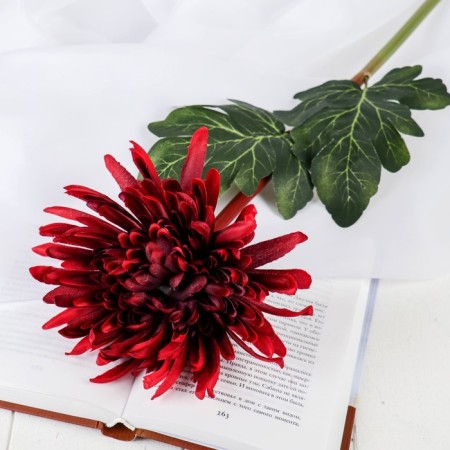 Artificial flowers "Pionovid Astra" 17x63 cm, burgundy