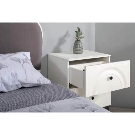 Valencia bedside table 13.291, 492x384x640, white shagrin MDF-1