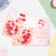 Postcard "Happy anniversary 80!" Summer breakfast, embossing, congruff, a4