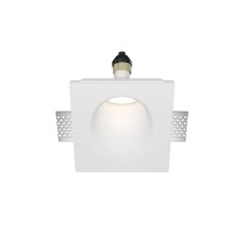 The built-in lamp Technical DL001-WW-01-W, 1x12W, 12x12x6.5 cm, GU10, white color