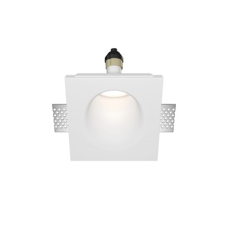 The built-in lamp Technical DL001-WW-01-W, 1x12W, 12x12x6.5 cm, GU10, white color