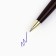 Pen in the tube "Golden Teacher", plastic, blue paste, writing 1 mm node