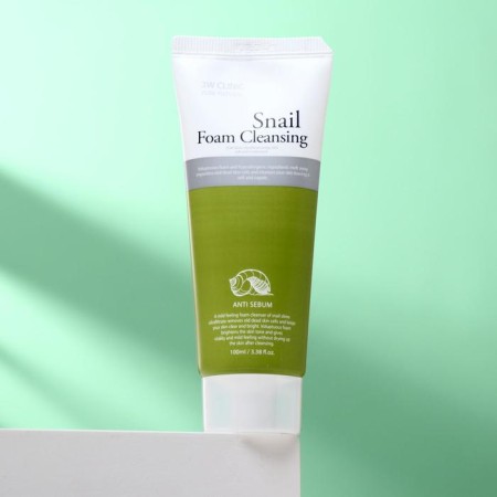 Cleaning Fight Foam 3W Clinic Snail Foam Cleansing, with snail mucin, 100 ml-1