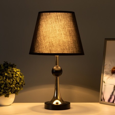 Glafira table lamp E27 40W black and gold 25x25x43 cm-1