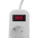 Smartbuy network filter, 5 outlets, 5 m, 10 A, 2200 W, s/c, white