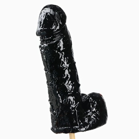 Lollice XXL in the hat "New Year", taste: apple, 140 g. (18+)-2