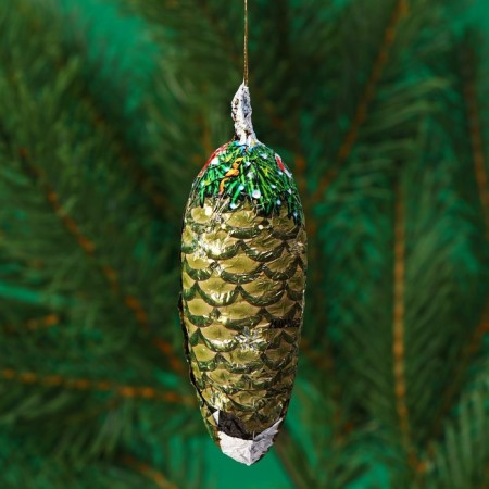 New Year. Chocolate figure "Fir -tree bump" on a thread, mix, 18 g-1