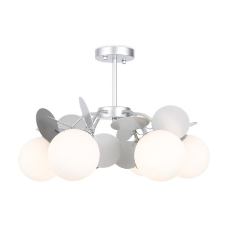 Freya Fr5165PL-06S Satellite, 550x550x380 mm, E27, 6x60W, silver color.-6