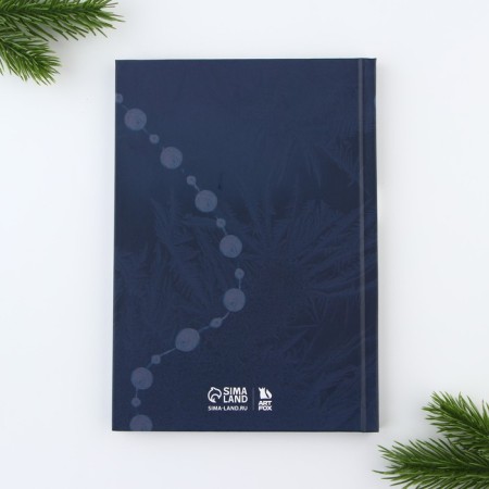 Gift New Year's set. Diary and thermostat "Happy New Year!"-5