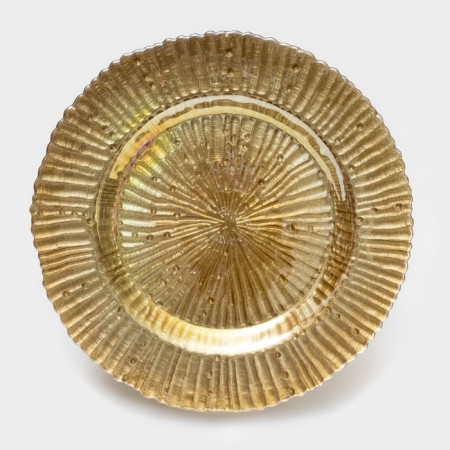 Glass Play of Charm, D = 33 cm, Golden Color