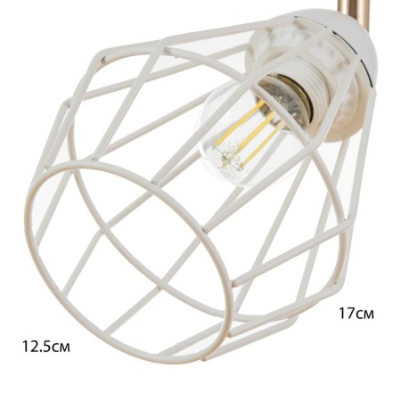 TRUKOL LOMK "Adri" E27 40W white 16x13x18cm-6