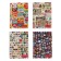 Notebook A4, 96 sheets in a cage on the crest nostalgia, covered cardboard, matte lamination, embossing, block 65g/m2, 4V mix