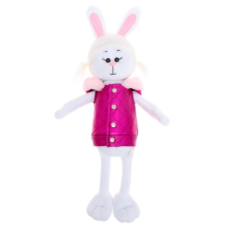 Soft toy "Bunny marshmallows in a vest", 25 cm-3