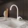 MILARDO RORA RORWT0JM05 kitchen mixer, 222 mm pour, white matte