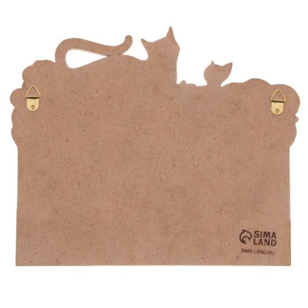 The keywood is wall -mounted with moss "cat".-4