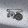 Brooch - Pin "Good luck", length 3.5 cm