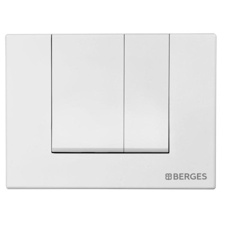 Berges Novum S1 control button for hidden installation systems, white