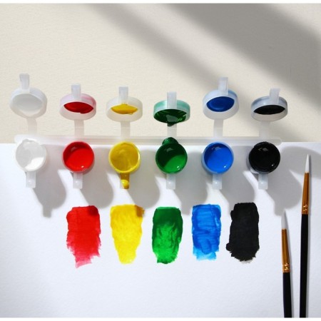 Acrylic paint, set of 6 colors x 3 ml, calligrata, frost -resistant, in a package-2