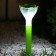 Garden lamp on the sunny battery "Green Flower", 6 × 29 × 6 cm, 1 LED, white glow