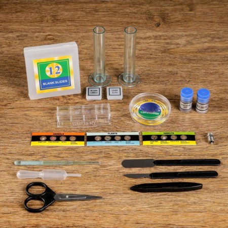 Microscope "Young Naturalist Pro 2", a multiplicity of an increase in 50-1200x, set for research-6