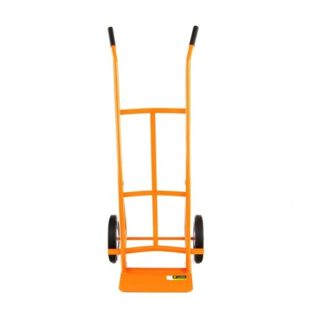 The trolley is manual, two -wheeled: load/p 130 kg, orange-1