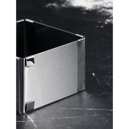 Baking form with “square” size adjustment, h -6.5 cm, 10x10 - 18x18 cm-3
