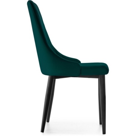 CHIL STILL A Metal Kora Metal/velor, Black/Green 47x57x89 cm-2