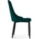 CHIL STILL A Metal Kora Metal/velor, Black/Green 47x57x89 cm